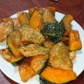 クックVOY1Q3☆'s cooksnap of when they made しっとり柔らか鶏胸肉と南瓜の甘辛炒め.
