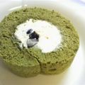 ロクシタンマニア's cooksnap of when they made ふわふわ♪黒豆&抹茶のロールケーキ.