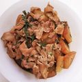 payaちゃん's cooksnap of when they made 簡単コク旨♪豚肉と大根の大葉照り焼き.