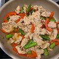 おかあちゃんの味's cooksnap of when they made 豚肉とアスパラのオイスターソース炒め.