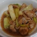 ほくろ0425's cooksnap of when they made ～簡単焼き鳥～鶏もも×ネギの照り炒め.