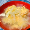☆３匹の子ぶた☆'s cooksnap of when they made 超シンプル＊白だしでキャベツのすまし汁.