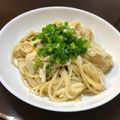 わのなの's cooksnap of when they made 長いもと梅のパスタ.