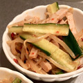 クックF36ITX☆'s cooksnap of when they made 魚肉ソーセージともやしときゅうりのナムル.