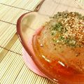 キョク's cooksnap of when they made ところてん☆大葉にんにく醤油使用☆.