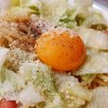 shun8's cooksnap of when they made レタスとウィンナーのカルボナーラ風パスタ.