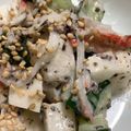 ☆ごはんできた☆'s cooksnap of when they made 長いものサイコロゆかりマヨサラダ.