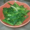Yount's cooksnap of when they made 菜の花＊マヨネーズとポン酢和え物＊ 副菜.