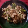 家系大好き's cooksnap of when they made ブロッコリーと豚こまのねぎ塩からめ.