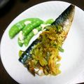 ひなたのねこやなぎ's cooksnap of when they made 塩サバネギ酢焼き.