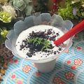 虹色♪︎ちゅーりっぷ's cooksnap of when they made ケンタ風！?クッキーバナナシェイク☆.
