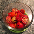 栗丸うさぎ's cooksnap of when they made トマトの胡麻和え☆.