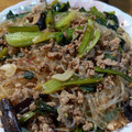 や～たん食堂's cooksnap of when they made 簡単☆小松菜と挽き肉の春雨炒め.