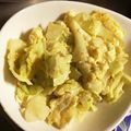☆紅愛☆'s cooksnap of when they made きゃべマヨ☆タマゴとじ.