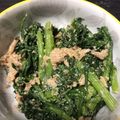 なつきよう's cooksnap of when they made レンジで簡単☆春菊の胡麻ツナ和え。.