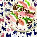 ふたごゆき's cooksnap of when they made ヨーグルトに、ゼリー＆チョコスプレー♪.