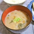 mmameco's cooksnap of when they made 私の☆大根となめこの味噌汁☆.