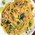 KUUUUUUMIN's cooksnap of when they made 簡単！ベーコンとほうれん草の和風パスタ.