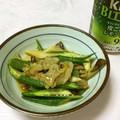 いかっち５'s cooksnap of when they made オクラ・エリンギと豚肉の柔らか炒め.