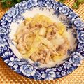なつき☆ミ's cooksnap of when they made フライパンに入れるだけ白菜豚の味噌バター.