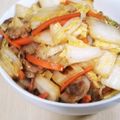 あさここなっつ's cooksnap of when they made 豚肉と白菜と人参のピリ辛炒め.