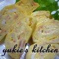 yukiはぴ's cooksnap of when they made お弁当に♪マーブル(?)卵焼き.