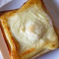 ゆったかた's cooksnap of when they made 忙しい朝に！まよたまチーズトースト.