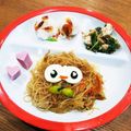 島猫。's cooksnap of when they made キャラ弁 ポケモン そぼろ モクロー.