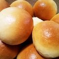 クック8JVUVT☆'s cooksnap of when they made milk丸パン（HB使用）.