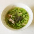 nana_tenjo's cooksnap of when they made あったまる★かぶの葉とベーコンのスープ.