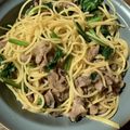 クック60VYOU☆'s cooksnap of when they made 簡単！牛肉とほうれん草の甘辛和風パスタ.