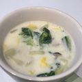 まめしばかきのすけ's cooksnap of when they made 余った粉ミルクで☆白菜ベーコンクリーム煮.