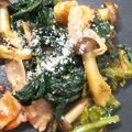 クックEGIVJ7☆'s cooksnap of when they made ほうれん草とベーコンのケチャップ炒め♬.