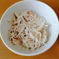 JRまりん's cooksnap of when they made 大根と竹輪のごまダレサラダ.