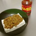 sanho10's cooksnap of when they made 【キムチの素】で〜納豆キムチ冷やっこ〜.