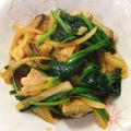 こーやんたん's cooksnap of when they made ごまさばとほうれん草の炒め物.