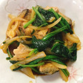 こーやんたん's cooksnap of when they made ごまさばとほうれん草の炒め物.