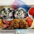 ＥＸザエモン's cooksnap of when they made キャラ弁＊簡単♪俵おにぎりくまちゃん.