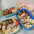 タキカド's cooksnap of when they made キャラ弁 クレヨンしんちゃん シロ＆ひま.
