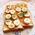 ♡sayulily♡'s cooksnap of when they made 新感覚＊塩ハニーPBバナナトースト.