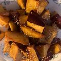 はるにこまる's cooksnap of when they made めちゃうま大学芋ちゃん☆.