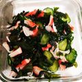 ＊yuki＊0811's cooksnap of when they made ✿きゅうりの酢の物 カニカマとワカメ✿.