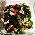 ＊yuki＊0811's cooksnap of when they made ✿きゅうりの酢の物 カニカマとワカメ✿.