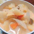 りいあ0907's cooksnap of when they made ＋栄養♪鮭中骨缶の味噌クリーム煮.