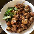 miyapii's cooksnap of when they made ～簡単焼き鳥～鶏もも×ネギの照り炒め.