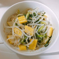 ロイヤルミルク♪'s cooksnap of when they made もやし・ニラ・ちくわのごまマヨ和え♪.