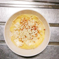 ぷっくりんご's cooksnap of when they made レンジで簡単！豆腐とちくわの卵とじ丼.
