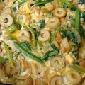 優駿蓮ママ's cooksnap of when they made 【農家のレシピ】小松菜とちくわの卵とじ.