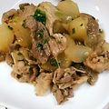 まみぃぃぃる's cooksnap of when they made 冬大根でほっこり♪豚肉の味噌バター炒め煮.