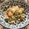 めんぼっこ's cooksnap of when they made ☆小松菜と豚挽き肉としめじのクリーム煮☆.
